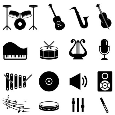 Müzik aletleri Icon set