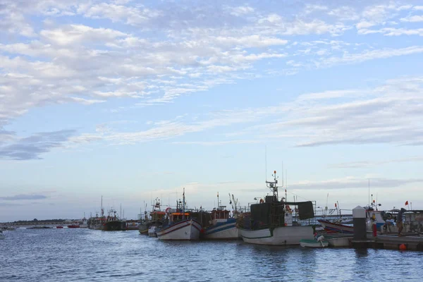 Рыболовный флот в Тавире — стоковое фото
