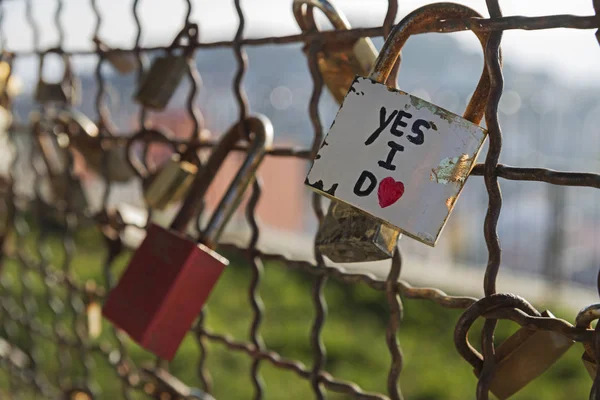 Votos de amor — Fotografia de Stock