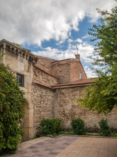 Stone patio of ancient stone Armenian church