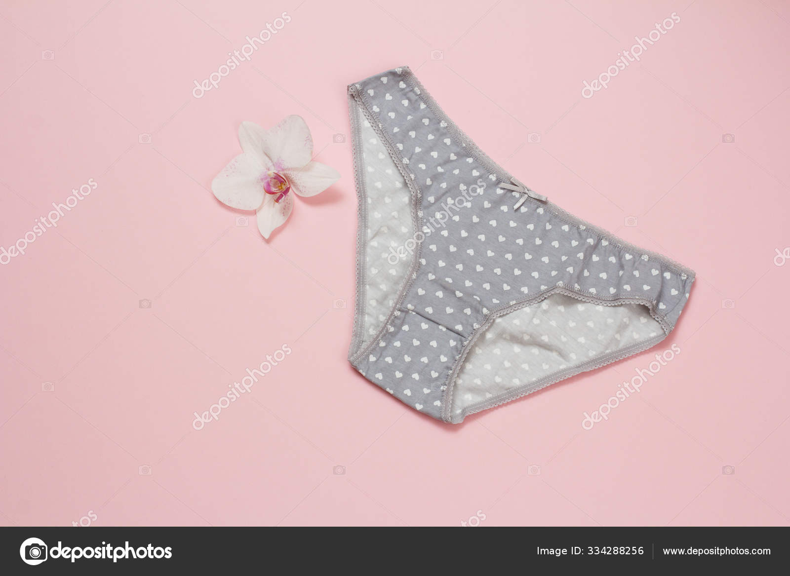 pink cotton panties