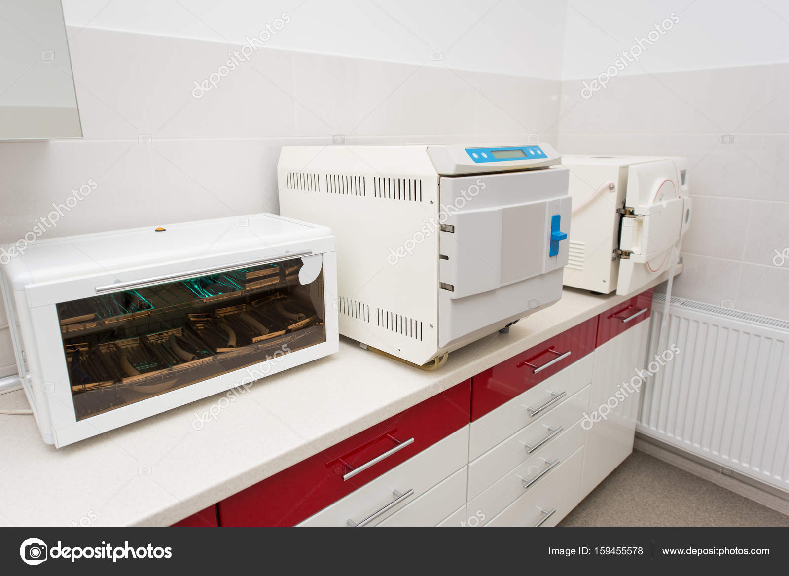 Sterilization room Workplace in dentistry — Stock Photo © anatoliy_gleb