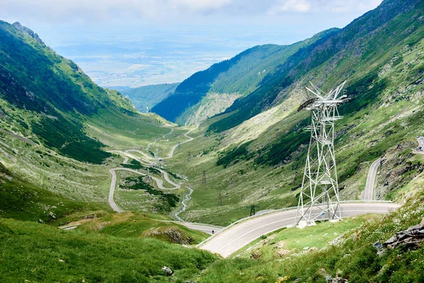 Трансфегерашан шосе, ймовірно найбільш красивих дороги в світ, Європа, Румунії, Transfagarashan — стокове фото