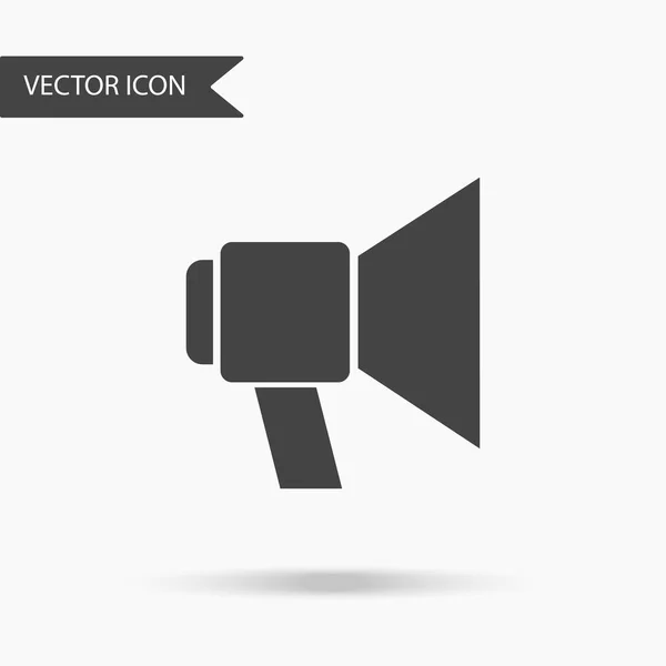 Vector business pictogram luidspreker. Pictogram voor voor de jaarlijkse rapporten, grafieken, presentaties, werkstroom layout, banner, opties voor alineanummering, opvoeren opties, webdesign. Modern vlakke design — Stockvector