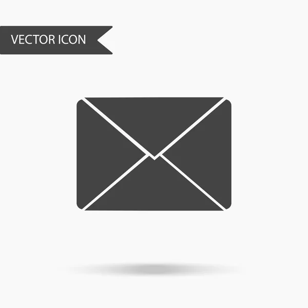 Vector business icon envelope. Icon for for annual reports, charts, presentations, workflow layout, banner, number options, step up options, web design. Contemporary flat design — Stock Vector