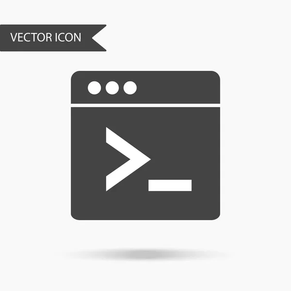 Icono con la imagen de símbolos sobre un fondo blanco. El icono plano para su diseño web, logotipo, UI. Ilustración vectorial — Vector de stock