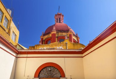 Kubbe giriş Templo de Belen Tapınağı Belen Guanajuato Meksika