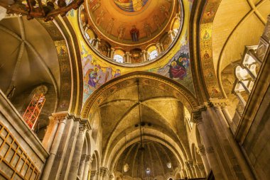 Kemerler kubbe Haçlı Kilisesi Kutsal türbe Kudüs İsrail