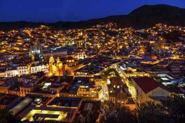 Üniversite tapınak Companiia bizim Bayan Basilica Guanajuato Meksika 