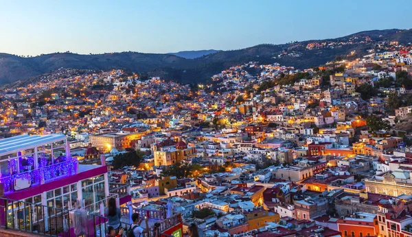 Alhondiga de Granaditas Temple Belen Overlook Colorful Evening G — Stock Photo, Image