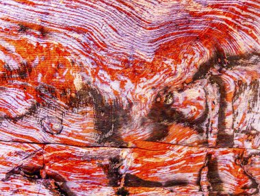 Kırmızı mavi Rock tavan soyut Kraliyet mezarı Petra Ürdün 