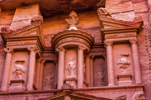 Rose Red Treasury Afternoon Siq Petra Jordan — Stockfoto