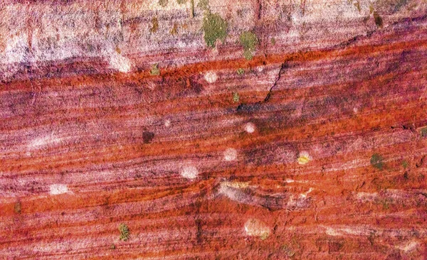 Red Rock abstrakt v blízkosti královských hrobek Petry — Stock fotografie