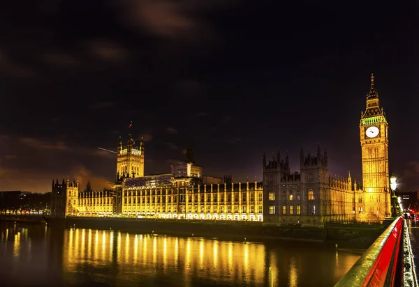 Big Ben Tower Camere del Parlamento Westminster Londra Inghilterra — Foto Stock