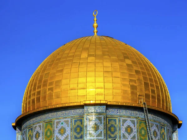 Kubbe Kaya İslam Camii Tapınağı Kudüs Dağı İsrail 