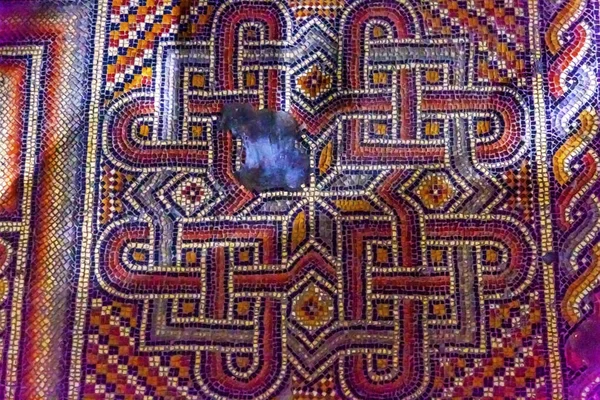 Ancient Mosaic Design Church of the Nativity Bethlehem Palestine — Stock Photo, Image