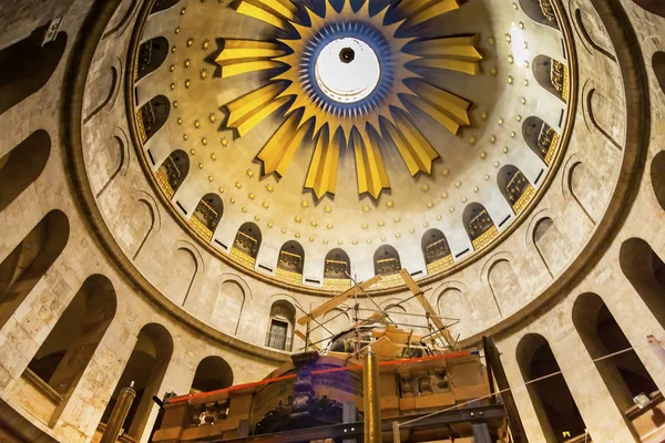 Tombeau de Jésus Construction Eglise du Saint-Sépulcre Jérusalem Israël — Photo