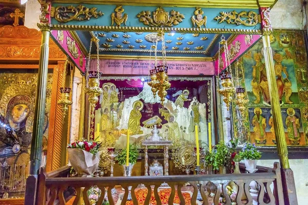 Igreja Ortodoxa Grega Natividade Belém Cisjordânia Palestina — Fotografia de Stock