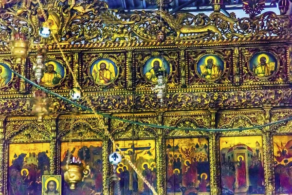 Греко-православная иконописная церковь Рождества Христова — стоковое фото