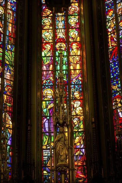 Распятие Христа в церкви Стекс-де-Крейтберг Амстердам Нидерланды — стоковое фото