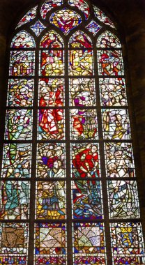 İsa Mesih vitray yeni katedral Nieuwe Kerk Delft Hollanda