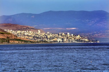 Sea of Galilee Tiberias Israel clipart