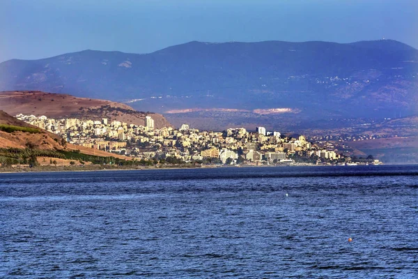 Galilejské jezero Tiberias, Izrael — Stock fotografie