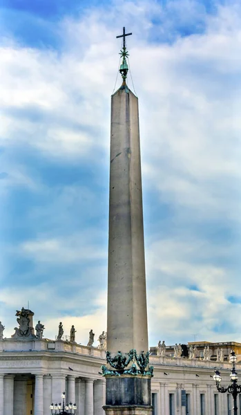 Saint Peter's Basilica Square Piazza Obelisk Vatican Rome Italy — Stock Photo, Image