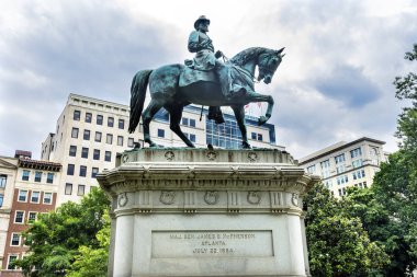 General James Mcpherson iç savaş anıtı Mcpherson kare Washington Dc