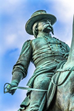 General John Logan iç savaş anıtı Logan daire Washington Dc