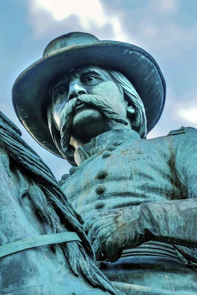 General John Logan Civil War Memorial Logan Circle Washington DC — Stock Photo, Image