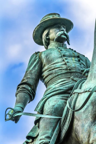 Generale John Logan Civil War Memorial Logan Circle Washington DC — Foto Stock