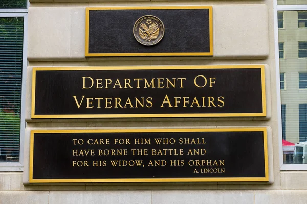 Departamento de Assuntos Veteranos Washington DC — Fotografia de Stock