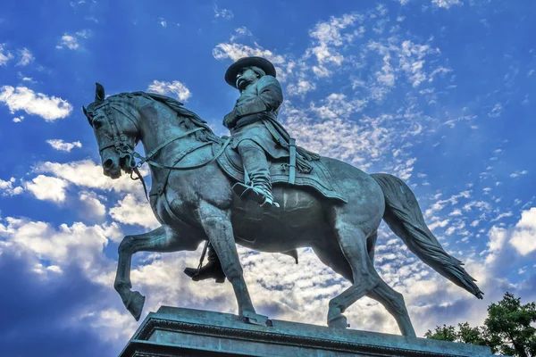 General John Logan Civil War Memorial Logan Circle Washington DC — Stock Photo, Image