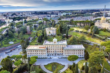 Yönetim Binası Tv istasyonu Vatikan Şehri Roma İtalya 