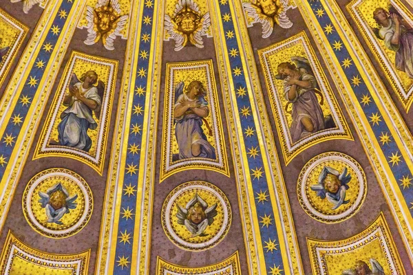 Melekler mozaik Michelangelo kubbe Saint Peter's Bazilikası Vatikan