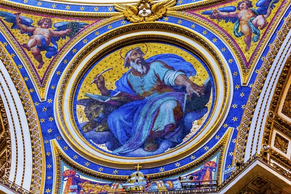 Saint Mark Mosaic Angels v Saint Peter's Basilica vatikánskou Řím Itálie — Stock fotografie