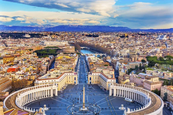 Piazza San Pietro Vaticano Roma Italia — Foto Stock