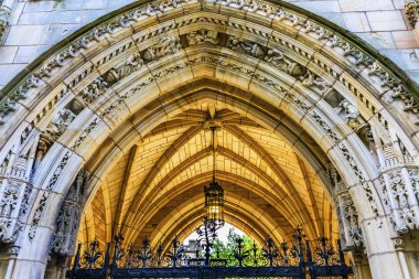 Arch Harkness Kulesi eski kampüs Yale Üniversitesi New Haven Connecticut