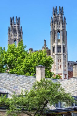 Sterling okul binası yaz Yale Üniversitesi Hukuk New Haven Connecticut