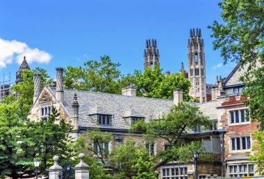 Sterling okul binası yaz Yale Üniversitesi Hukuk New Haven Connecticut