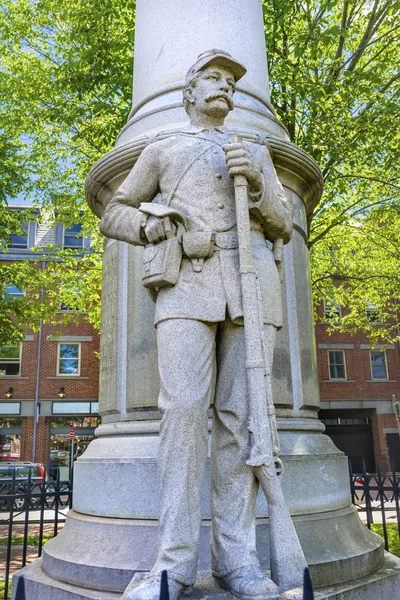 Piyade Broadway Sivil Savaş Anıtı New Haven Connecticut 