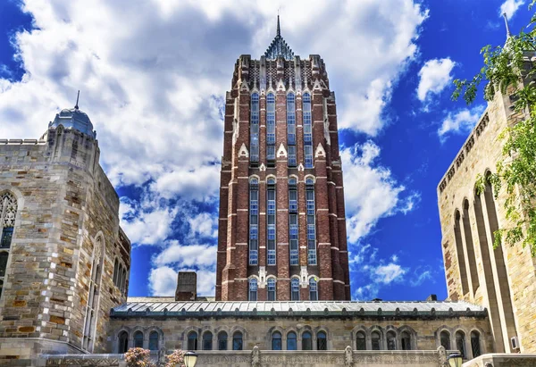 Yale University budynków nowych Haven Connecticut — Zdjęcie stockowe