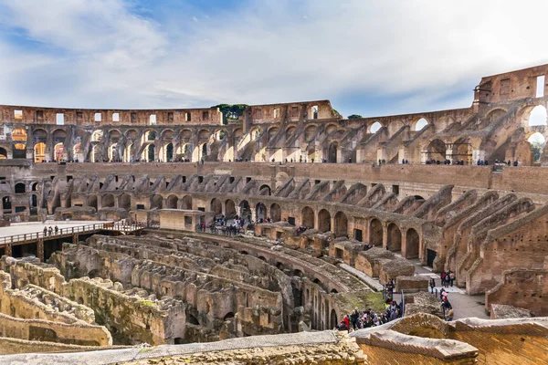 Coliseo Anfiteatro Imperial Roma Italia —  Fotos de Stock