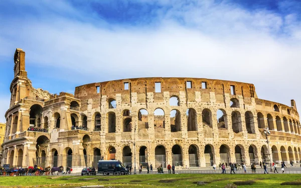 Itálie Řím Amfiteátr Koloseum — Stock fotografie