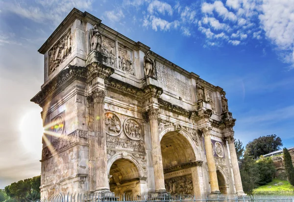Oblouk Konstantin Řím Itálie — Stock fotografie