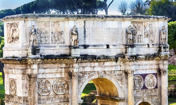 Arch of Constantine โรม อิตาลี — ภาพถ่ายสต็อก