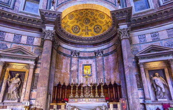 Altar pantheon rom italien — Stockfoto