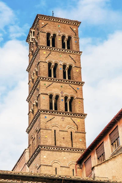 Campanile di Santa Francesco Romana Foro Romano Roma — Foto Stock