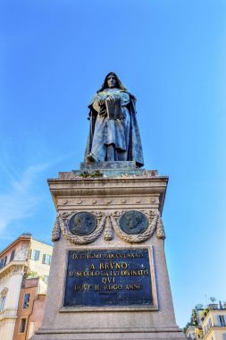 Giiordano Bruno Statue Campo de' Fiori Rome Italy 